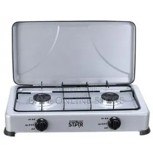 Winningstar 2 Burner Gas Cooking Stove With Lid