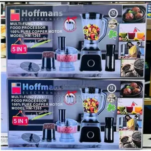 Hoffmans 5 in 1 Multifunction Blender 1.8L - Black
