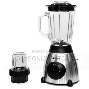 Hoffmans 1.5L Juice Blender 2 in 1 Glass With Mill Grater