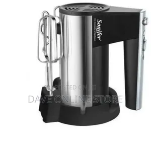 Sonifer Stainless Steel Hand Mixer 5 Speed SF-7002- Silver