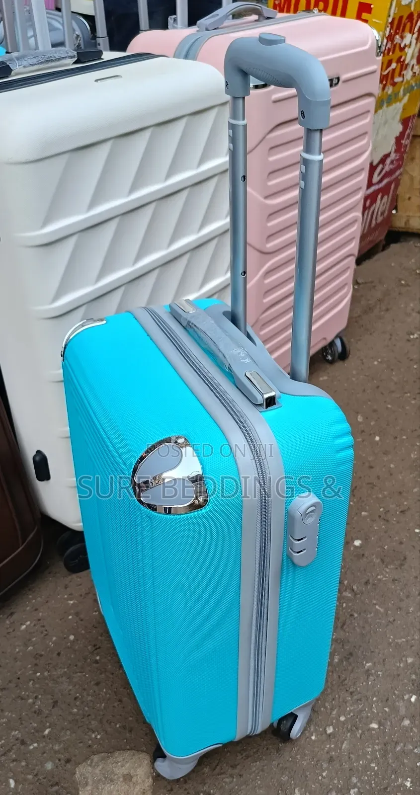 Medium Plastic Suitcase