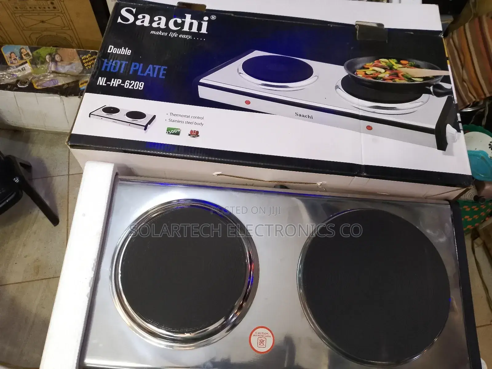 Saachi Double Hotplate