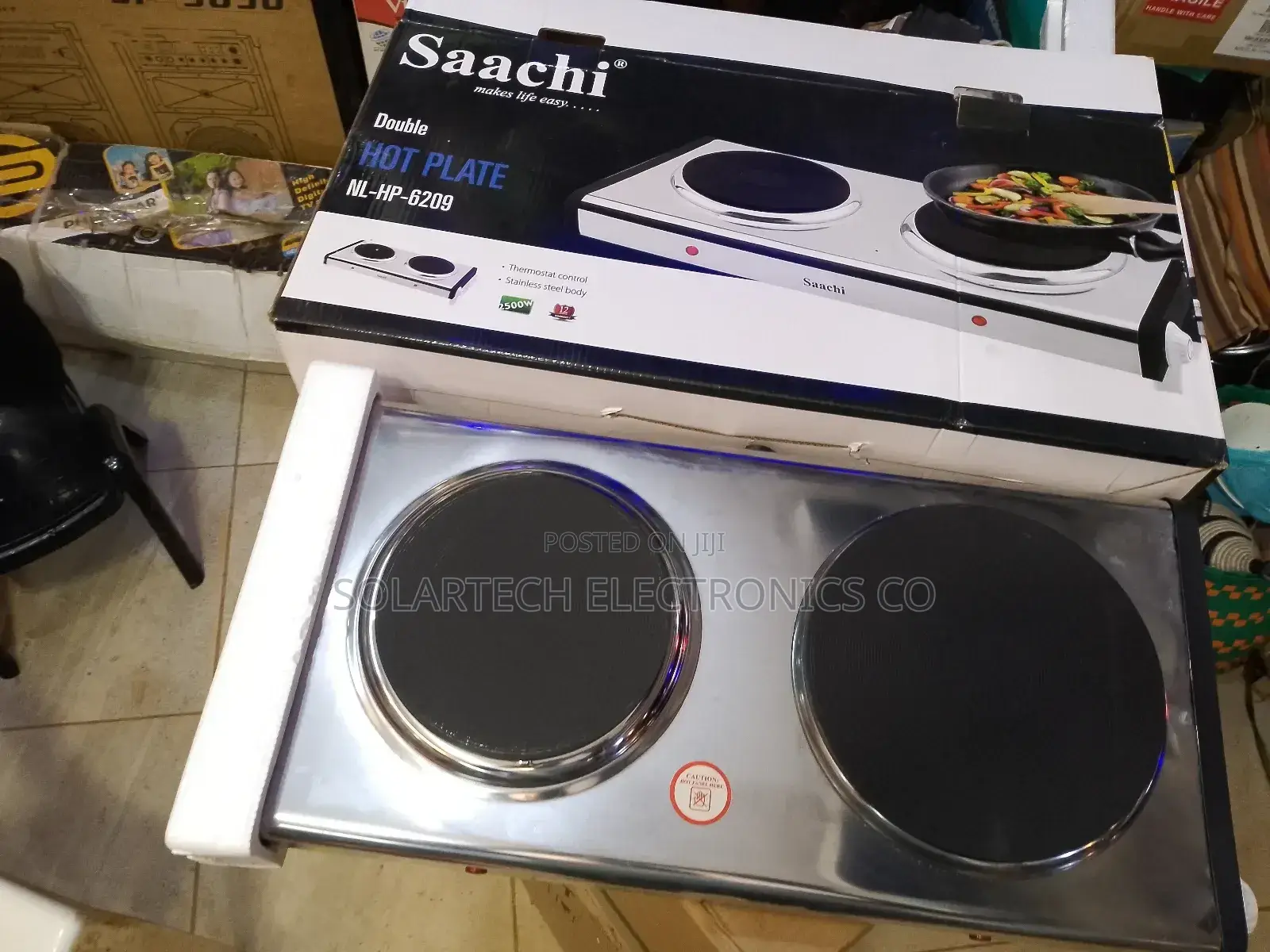 Saachi Double Hotplate