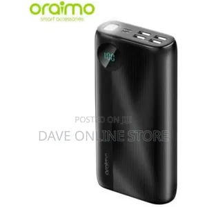 Oraimo Fast-Charging 30,000mah Power Bank, Ultra-Slim -