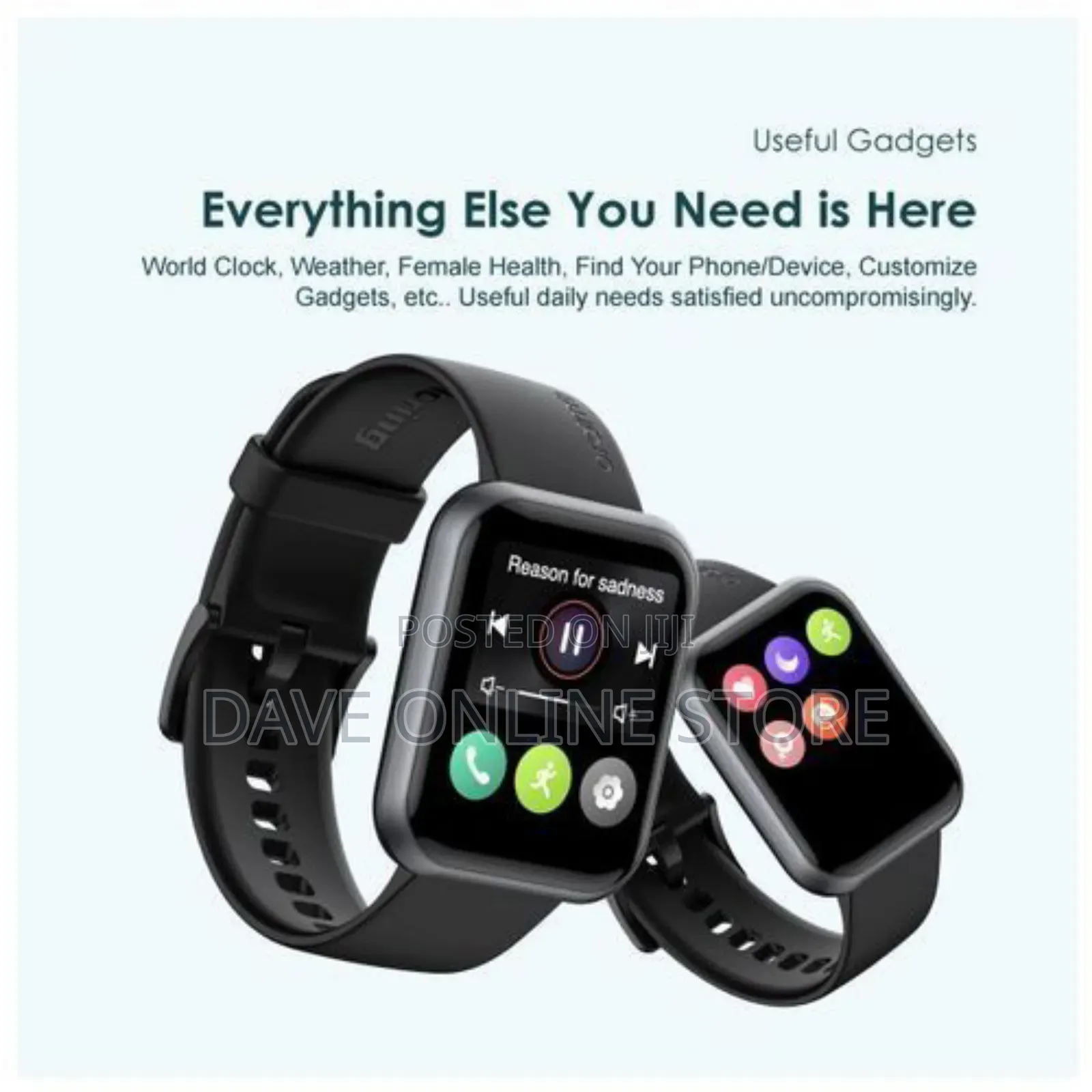 Oraimo Watch 2 Pro Bluetooth Full HD LCD Display