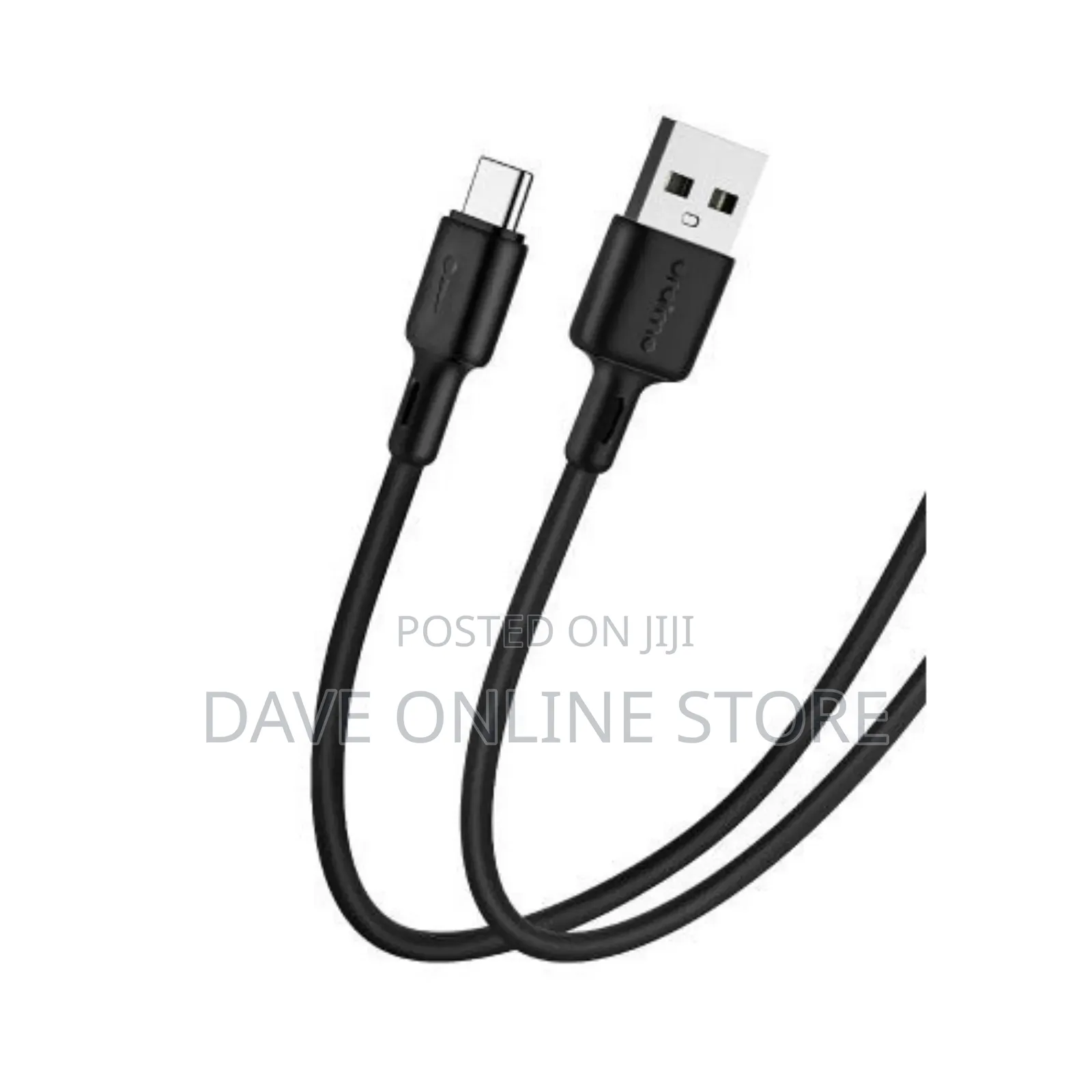 Oraimo Type C Data Transfer and Fast Charge Cable-Black