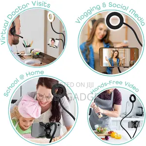 Professional Live Stream Ring Light and Phone Holder