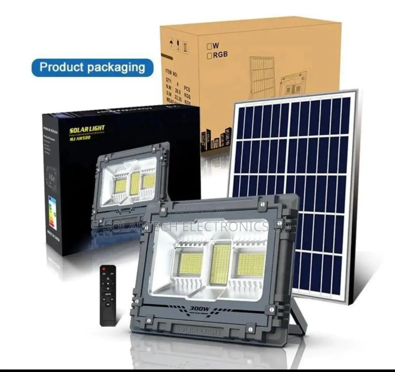 300W Solar Flood Lights Elite