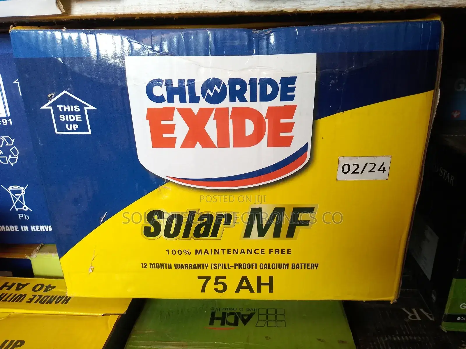 75ah Chloride Exide Battery.