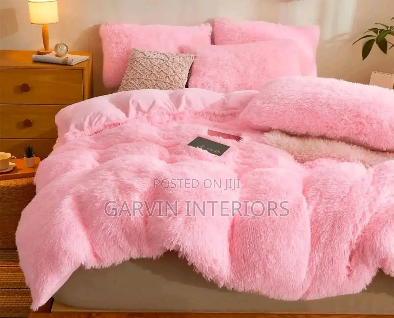 Pink Lovers Bed Cover Available