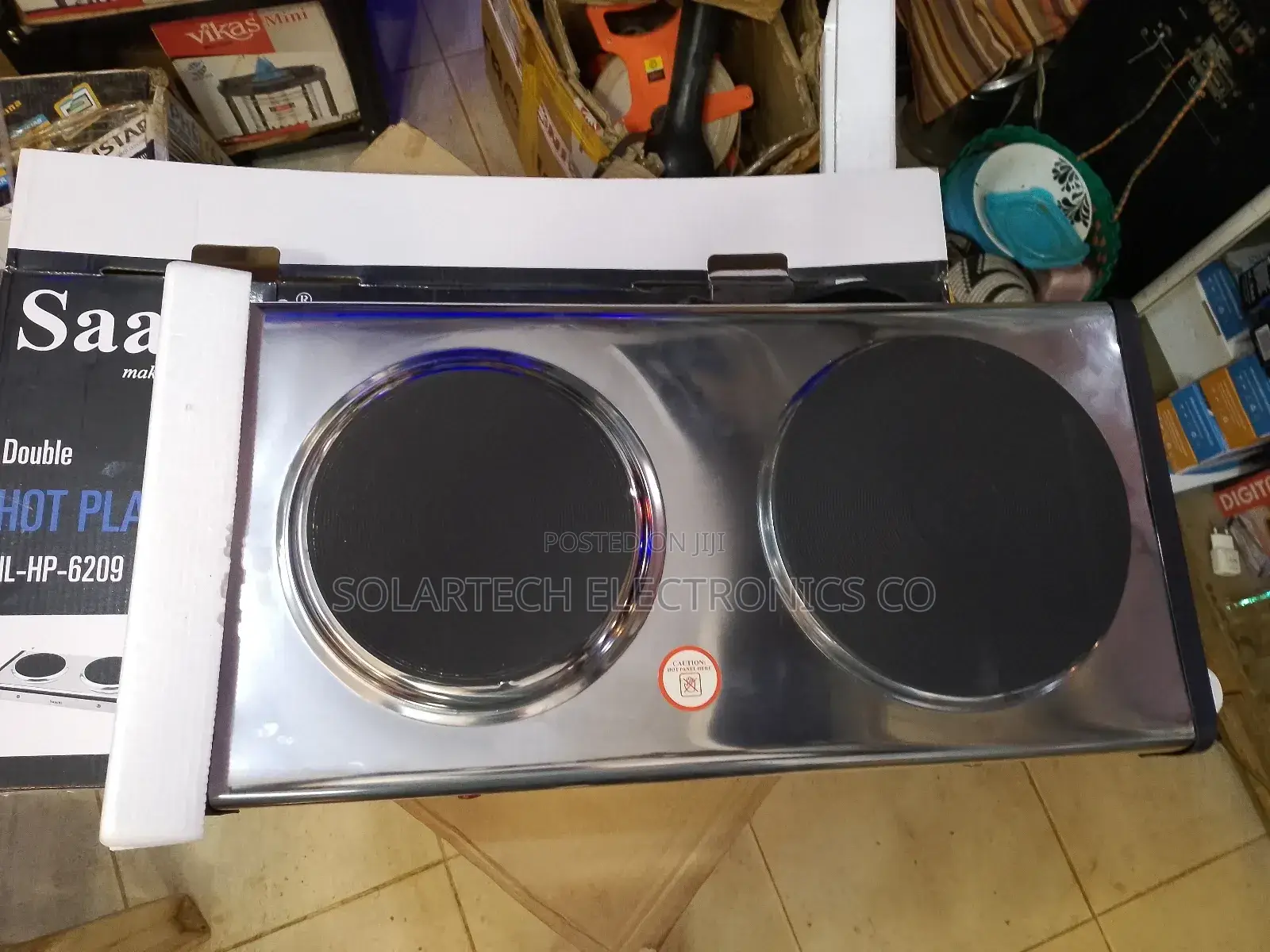 Original Saachi Double Hotplate