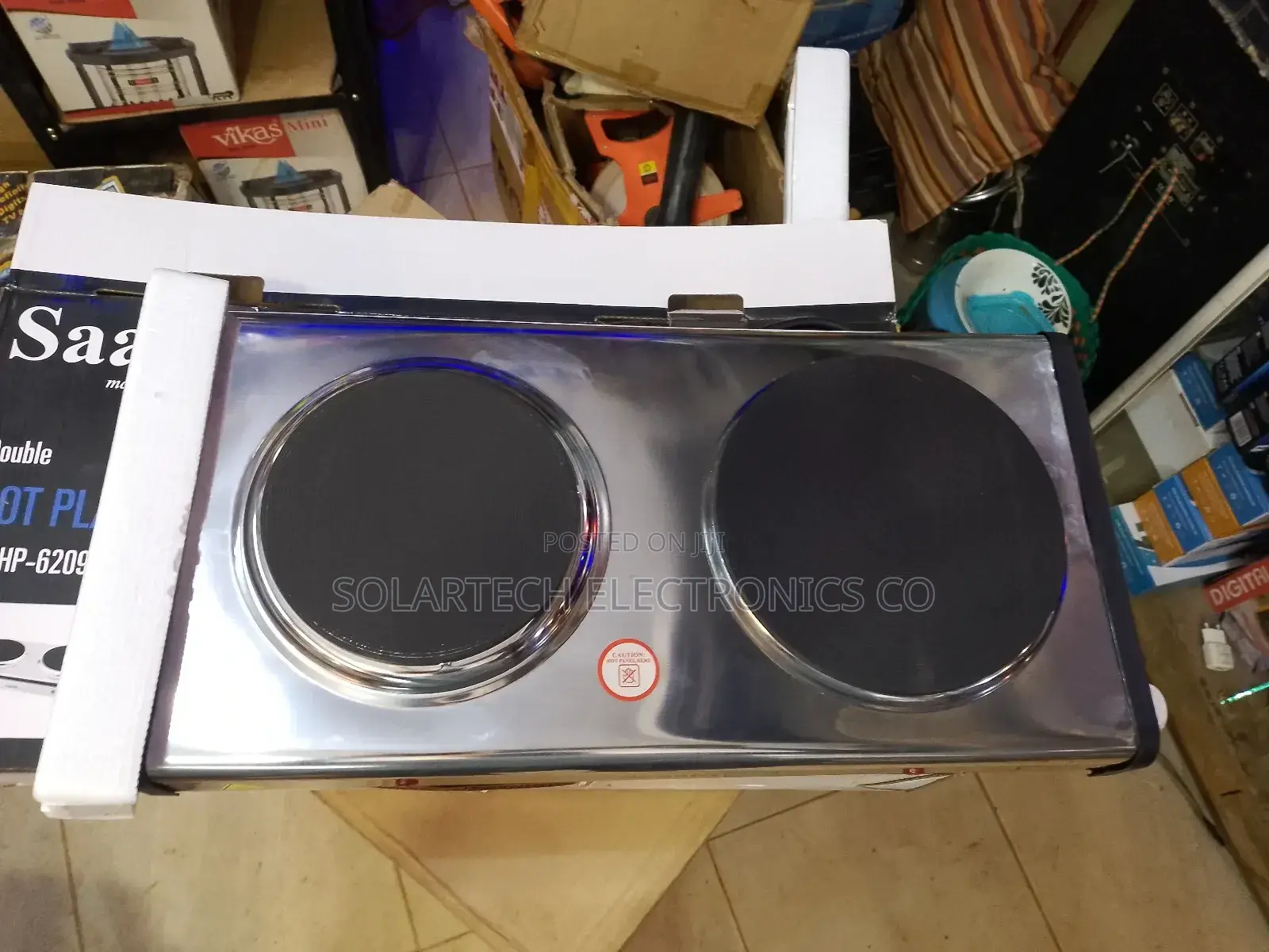 Original Saachi Double Hotplate