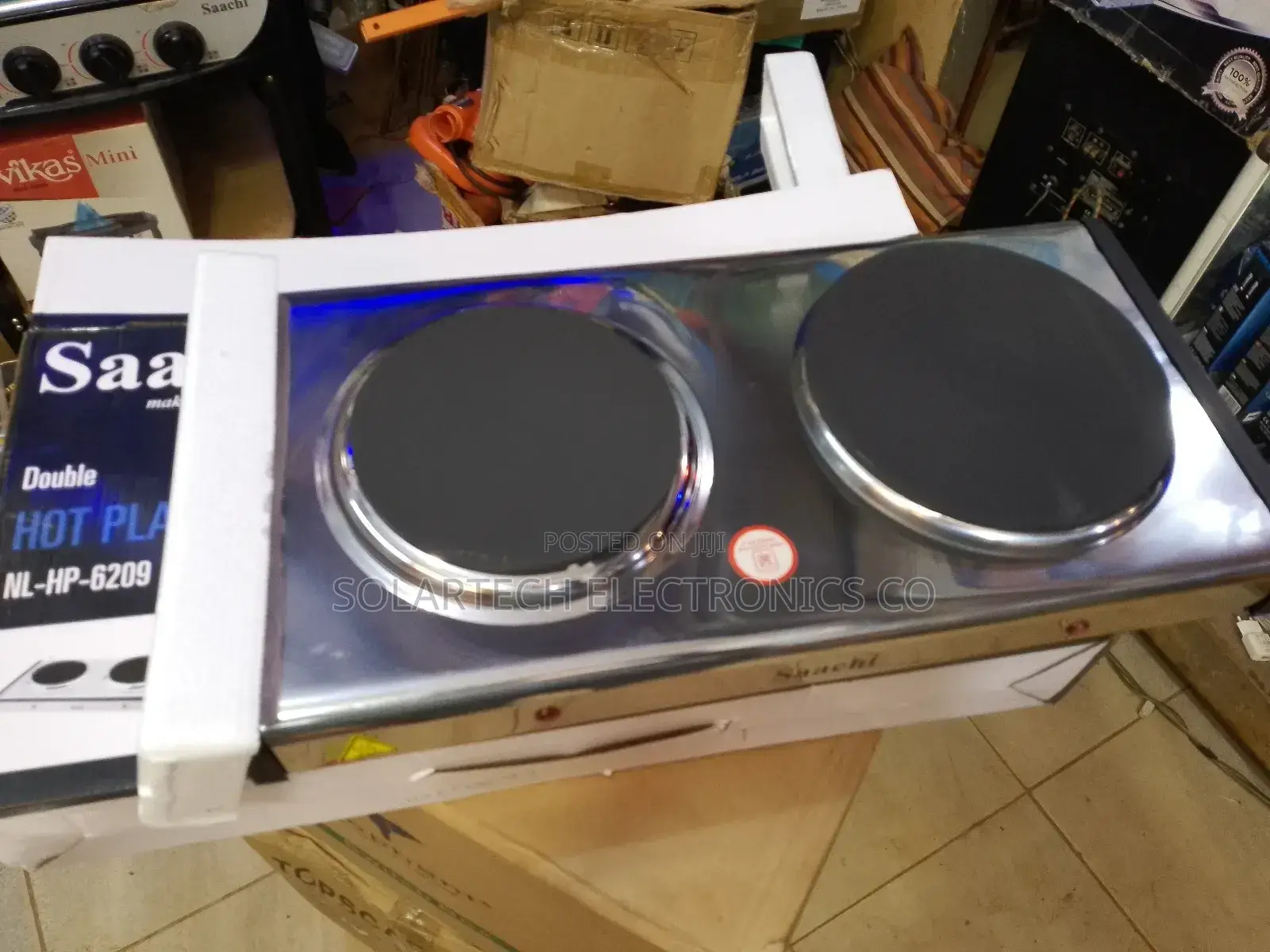 Original Saachi Double Hotplate