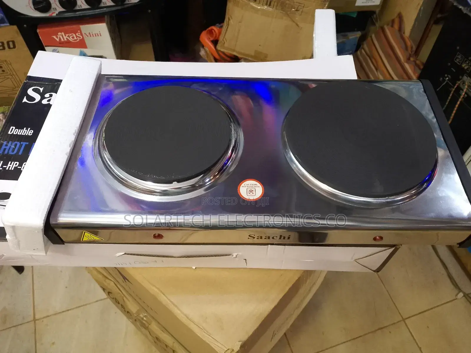 Original Saachi Double Hotplate