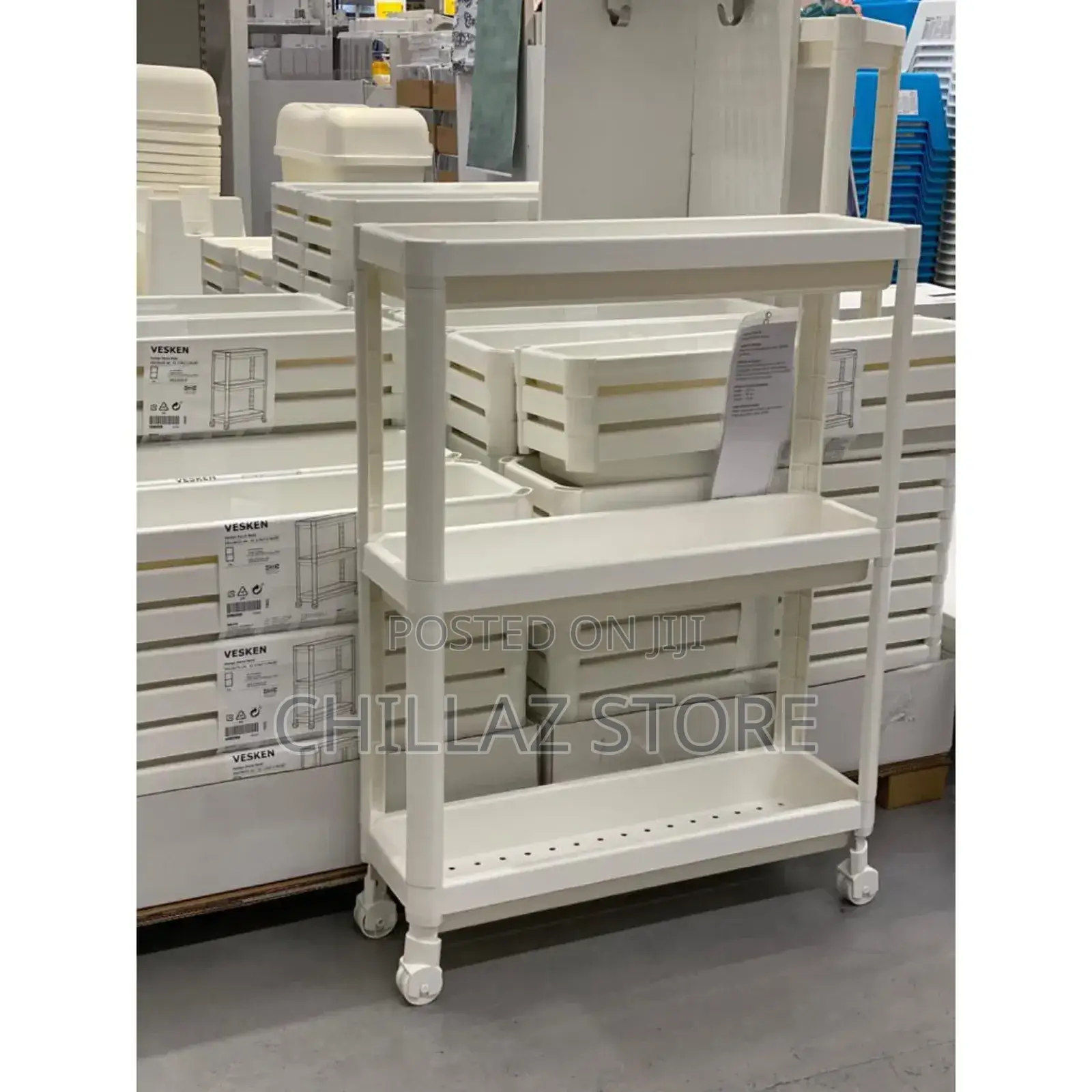 3 Layer Plastic Storage Rack