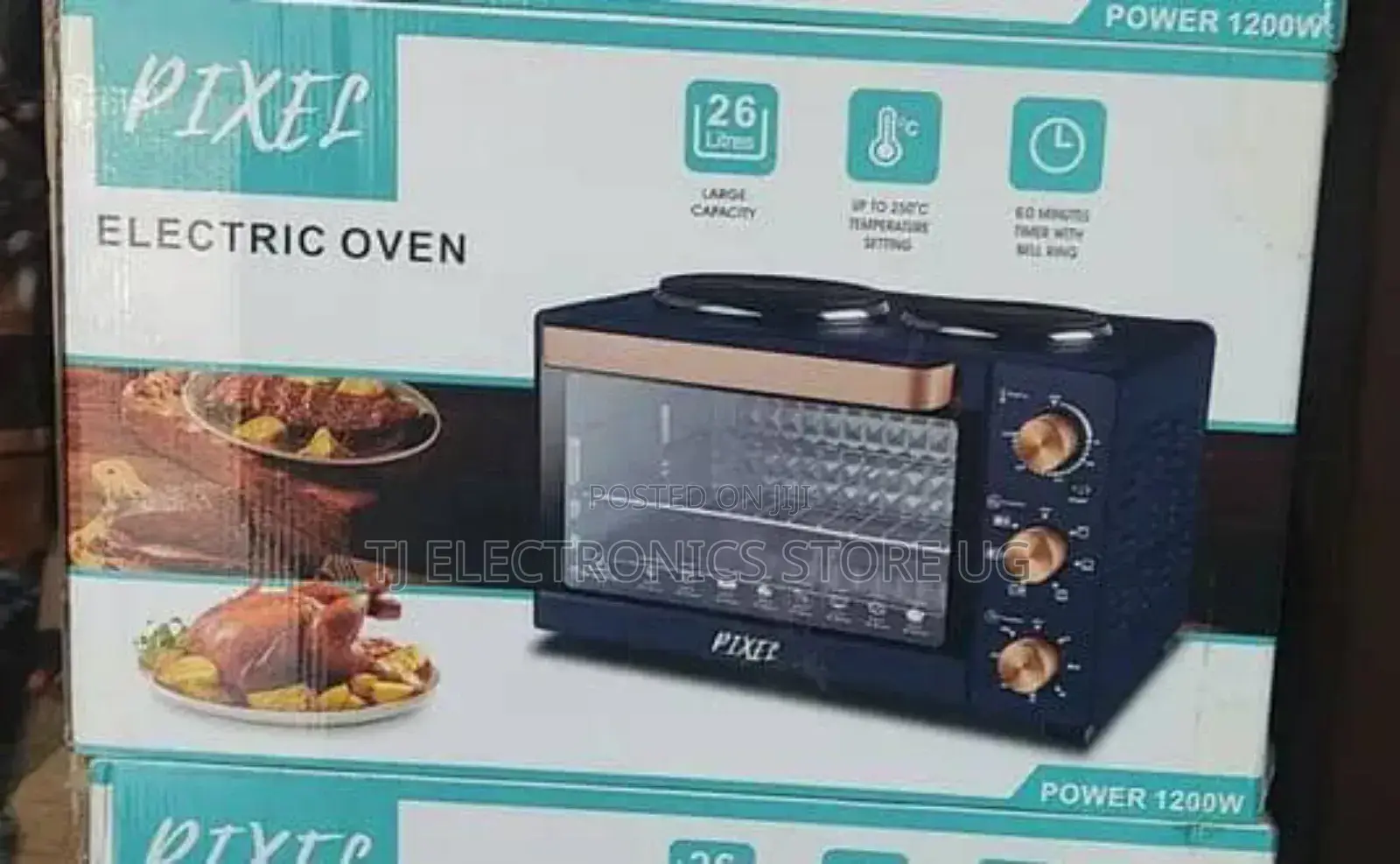Pixel Oven 38ltrs With Hotplates