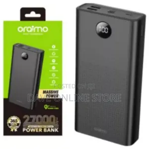 Oraimo Fast-Charging 27,000mah Power Bank, Ultra-Slim -