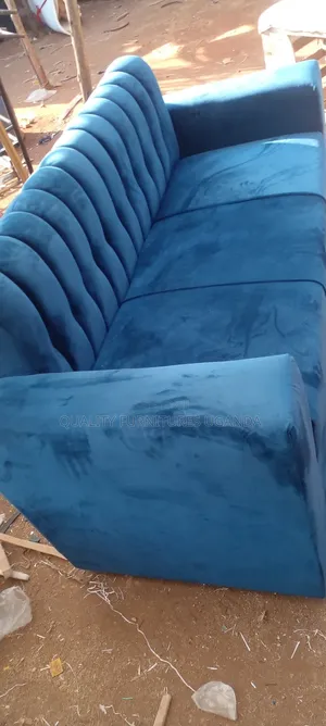 3 Seater Sofa Seat in Blue Colour