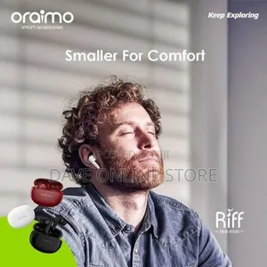 Oraimo Riff Smaller for Comfort True Wireless Earbuds -White