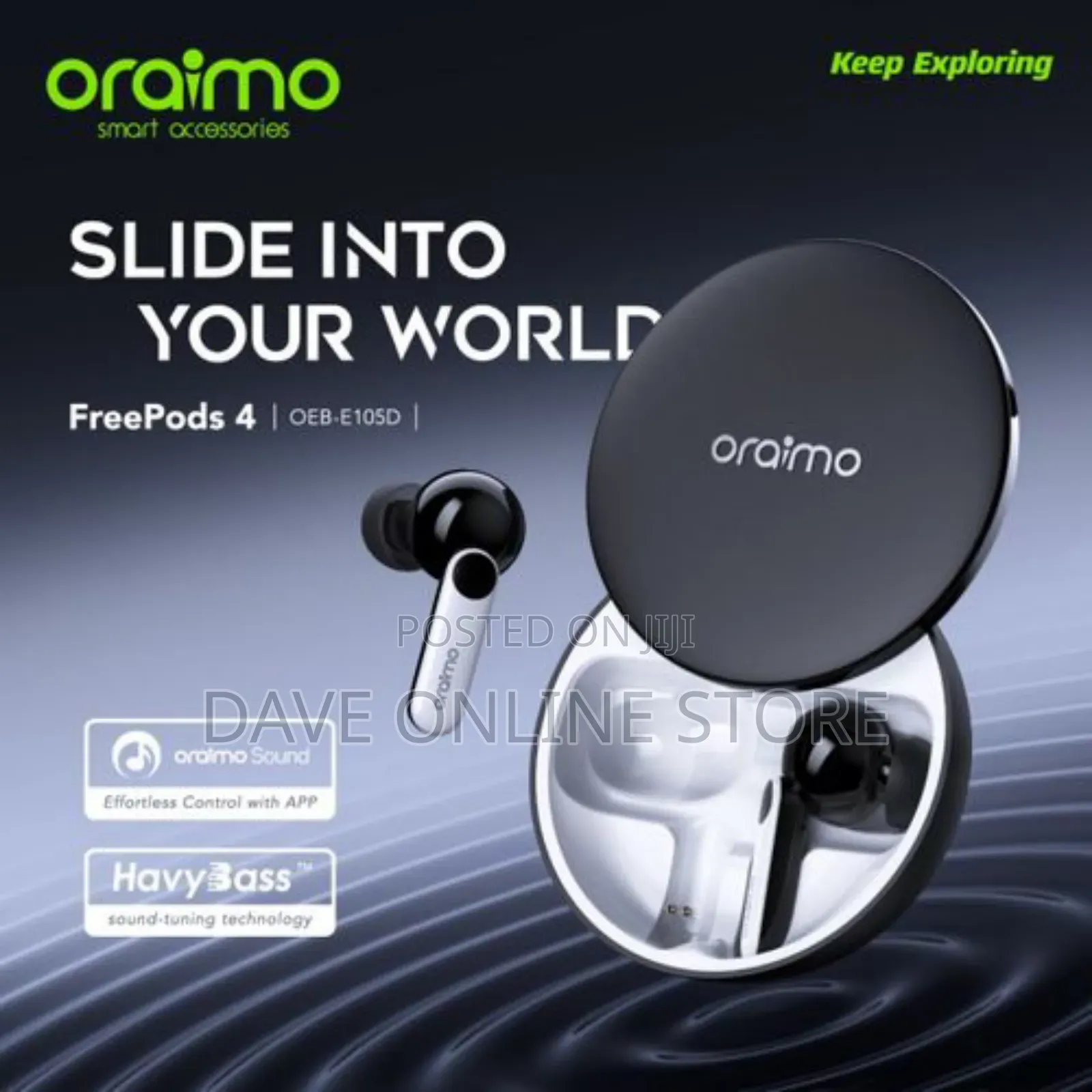 Oraimo Freepods 4 TWS True Wireless Stereo Bluetooth Earbuds