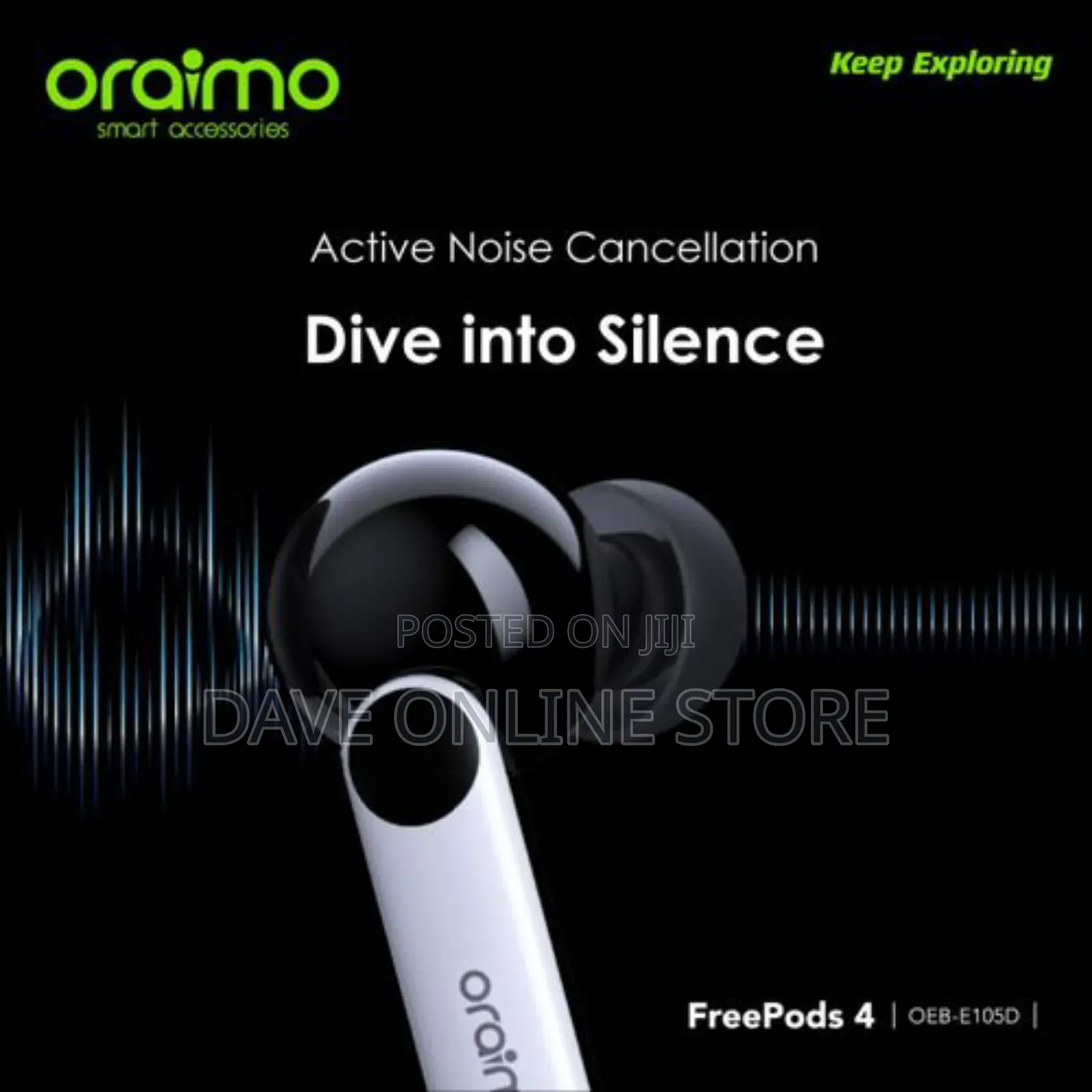 Oraimo Freepods 4 TWS True Wireless Stereo Bluetooth Earbuds