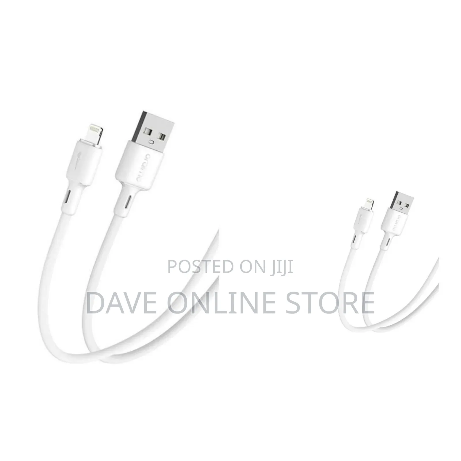 Oraimo Dc L53 Candy Fast Charging iPhone Cables- White