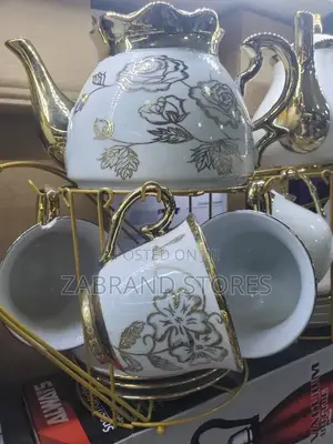 Golden Tea Pot Set
