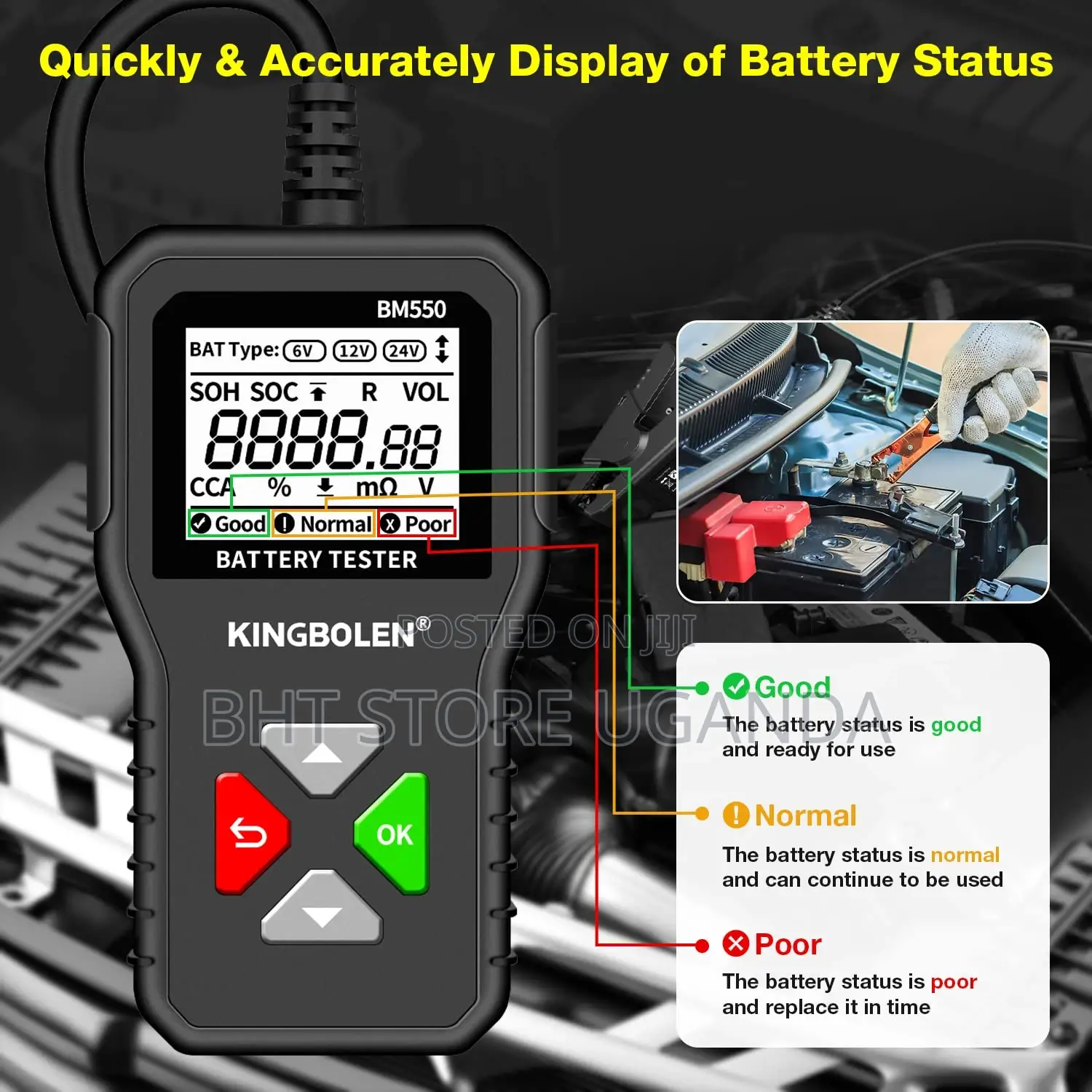 Kingbolen Bm550 Battery Tester