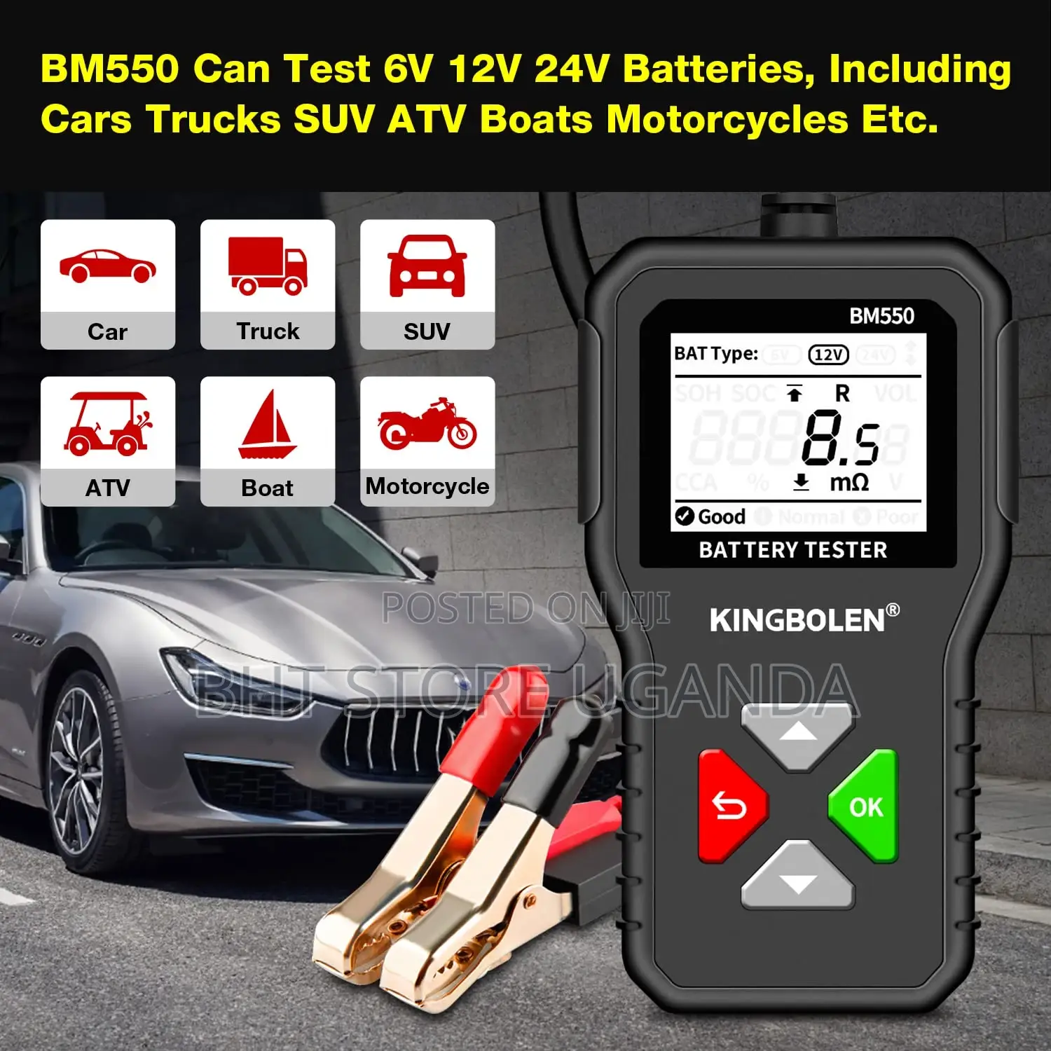 Kingbolen Bm550 Battery Tester