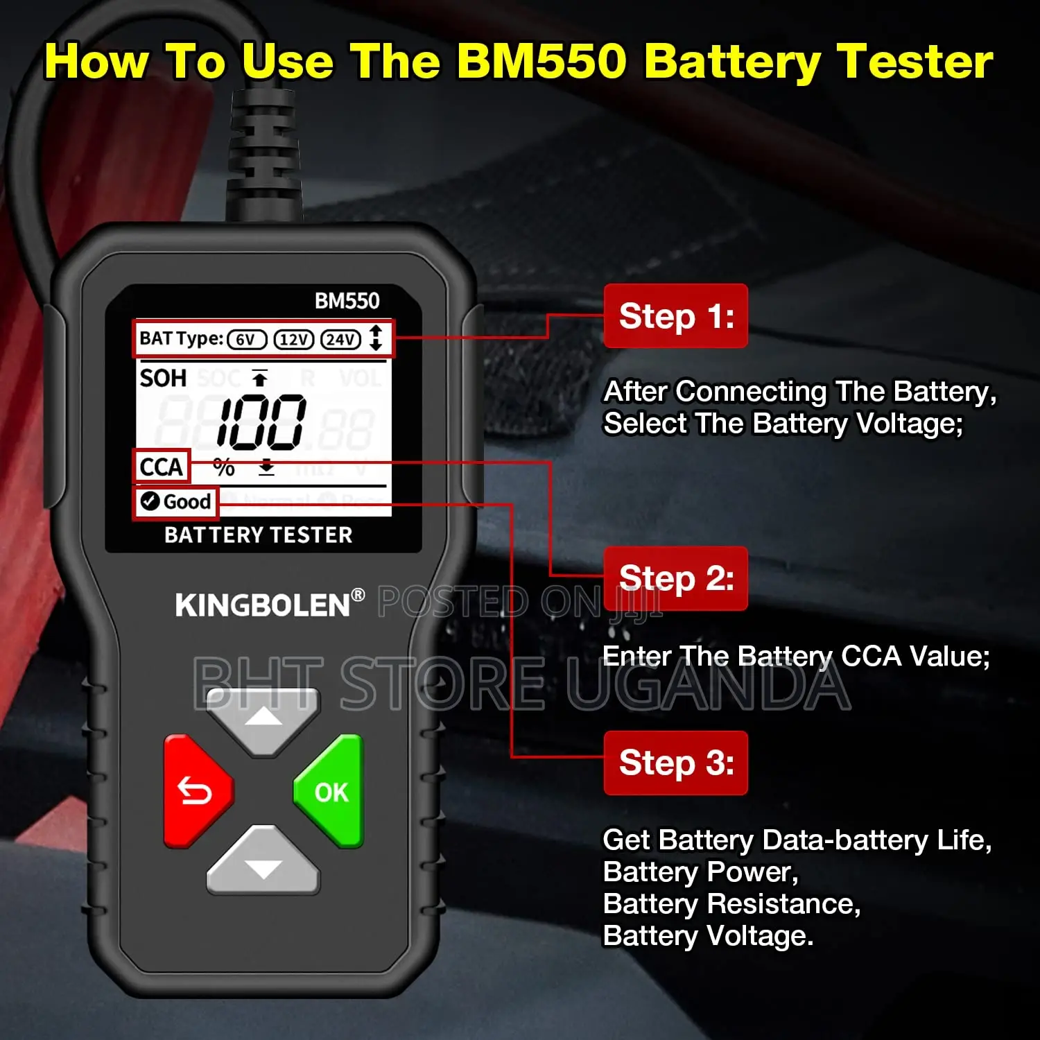 Kingbolen Bm550 Battery Tester