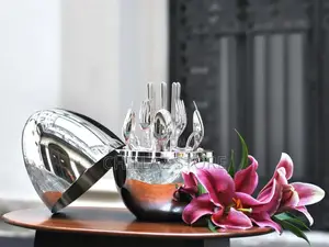 Brand Egg Shaped Forks Holder