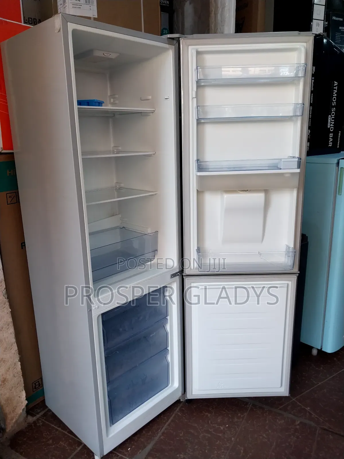 341 Litres Hisense Refrigerator Double Door.