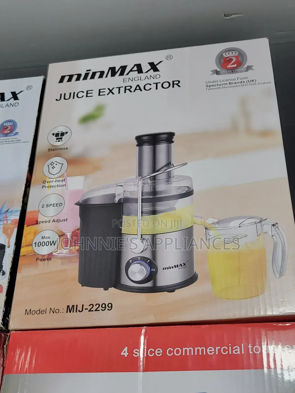 Minmax Juice Extractor Stainless Steel England