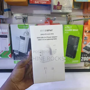 50w Usb-C +C Power Adapter/ Regrsi Fast Charger