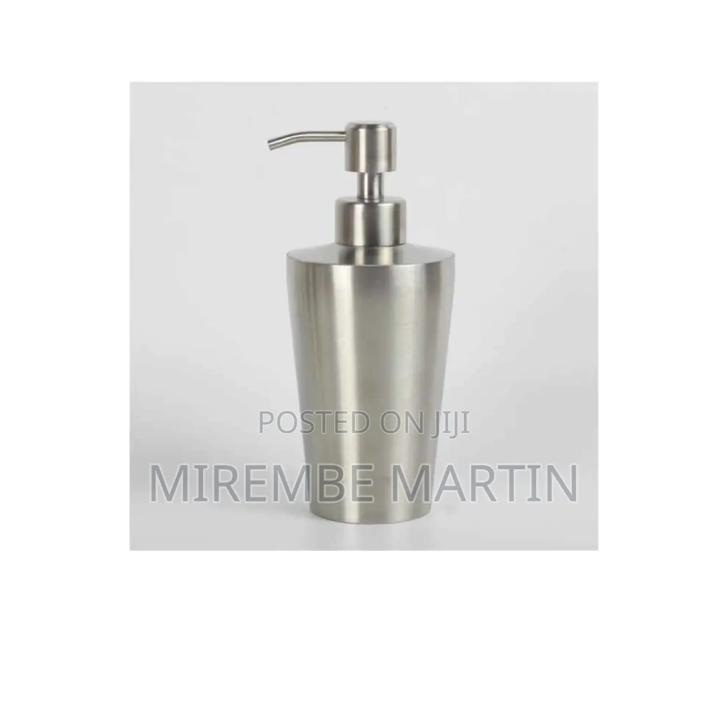 Stainless Steel Liquid Soap Dispenser.