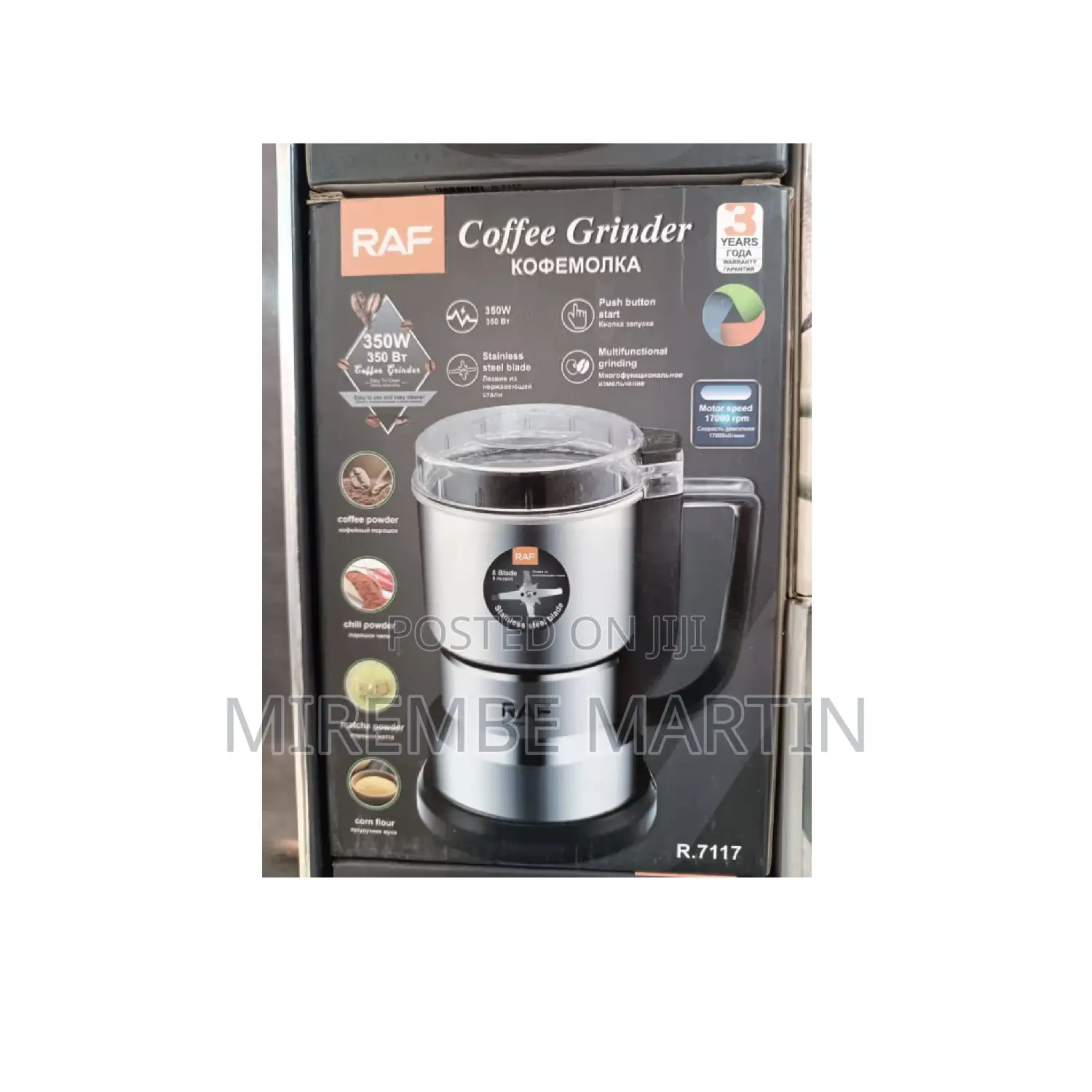 RAF Coffee Grinder Machine.