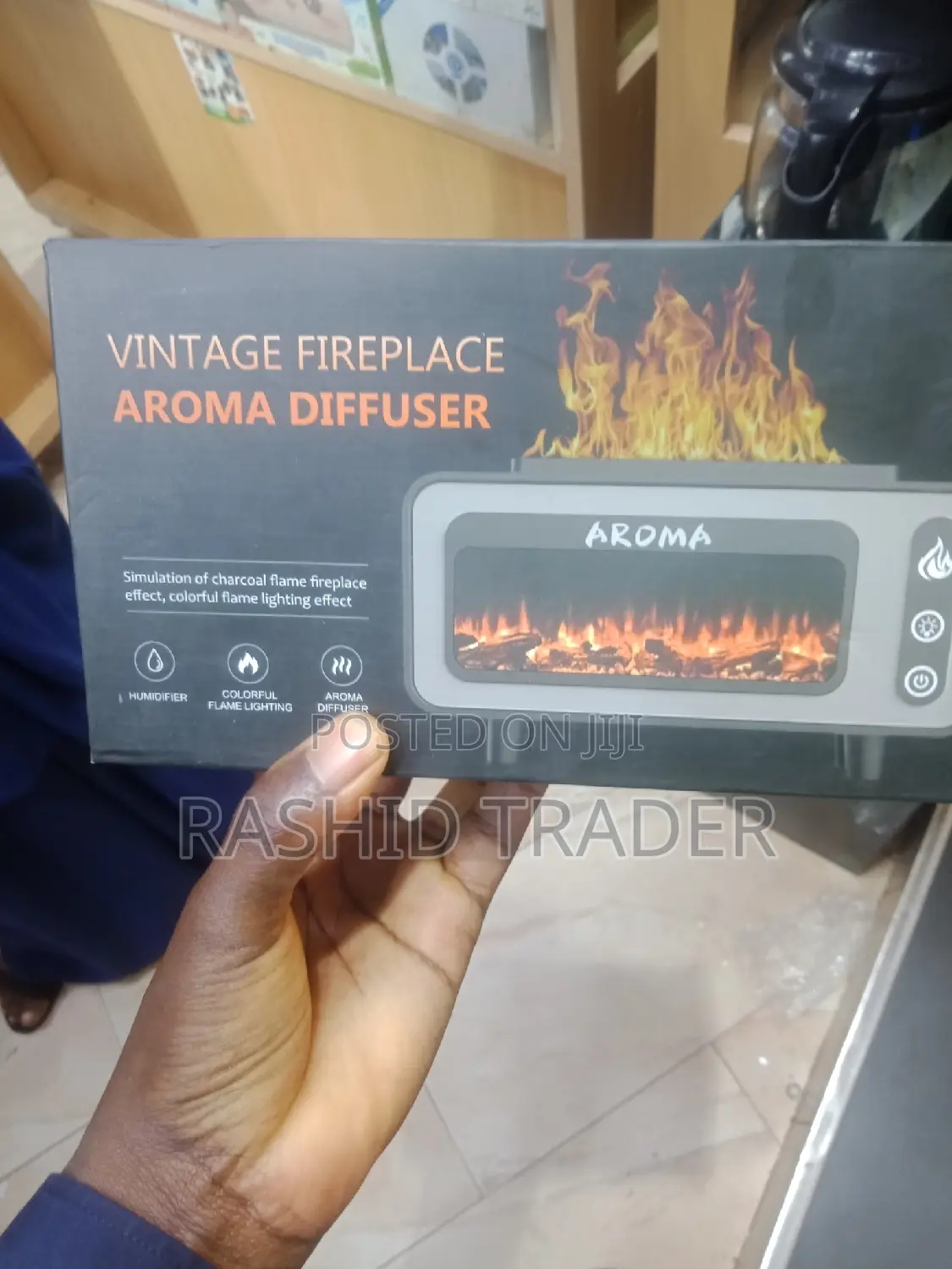 Aroma Diffuser Vintage Fire Place