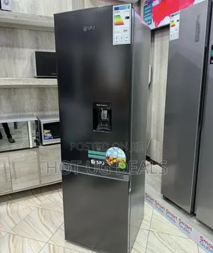 Spj 369l Double Door Fridge Freezer With Water Dispenser