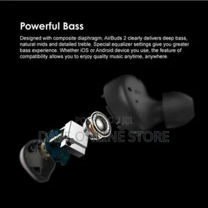 Oraimo Airbuds 2 TWS True Wireless Stereo Earbuds-Black
