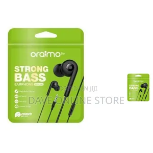 Oraimo Earphones OEP-E10 Strong Bass Earphones White