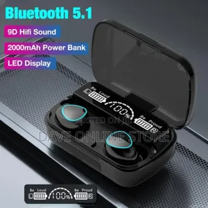 Ace Elec M10 Wireless Bluetooth 5.1 Earphones LED Display