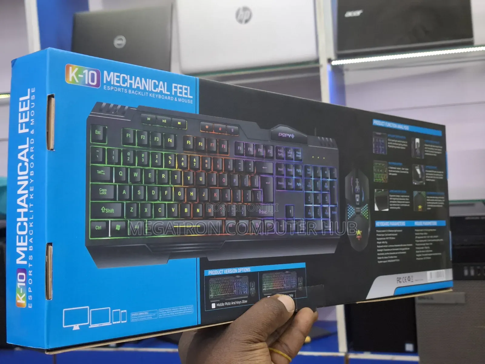  Backlighting Gaming Keyboard and Mouse Combo