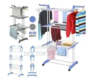 Brand New Folding 3-Layer Clothes Drying Rack