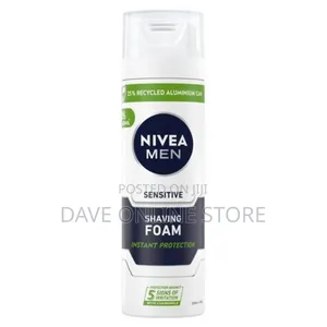 NIVEA Men Sensitive Shaving Foam Instant Protection 200ml (