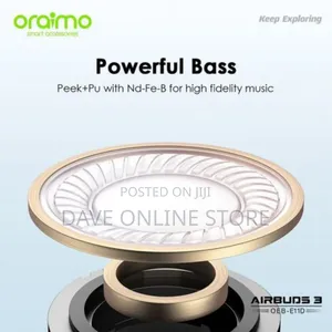 Oraimo Airbuds 3 OEB-E11D True Wireless Earbuds - Black