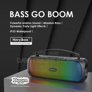 Oraimo Boom Powerful Sound Masive Bass Dynamic Light Speaker