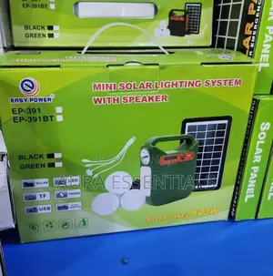 Complete Portable Solar Charged Light System