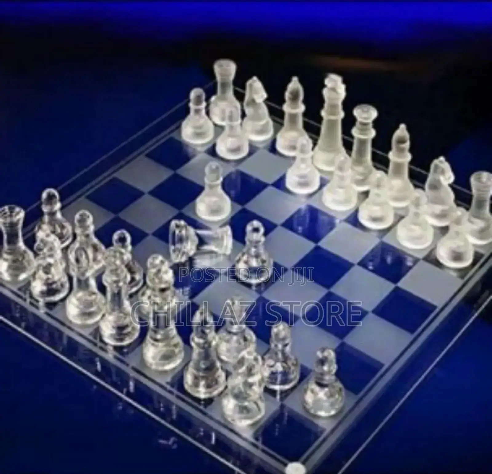 Table Glass Chess