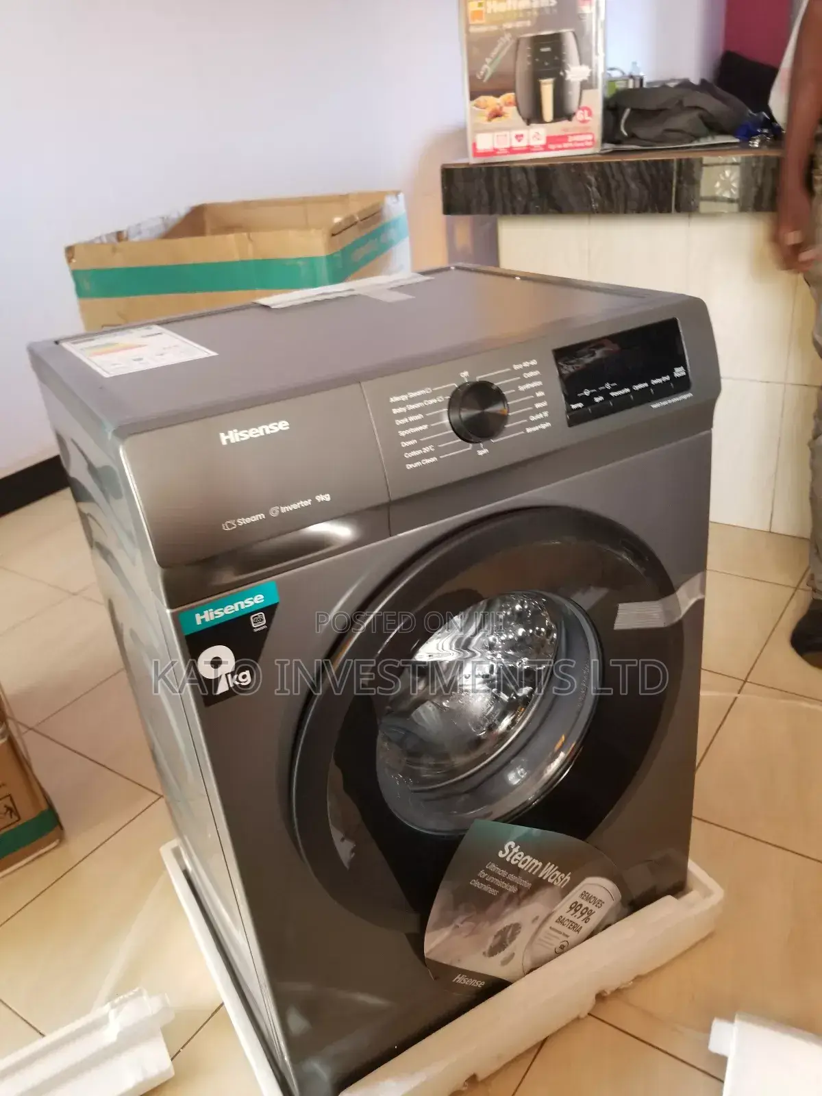 9kg Hisense Front Loader Washing Machine