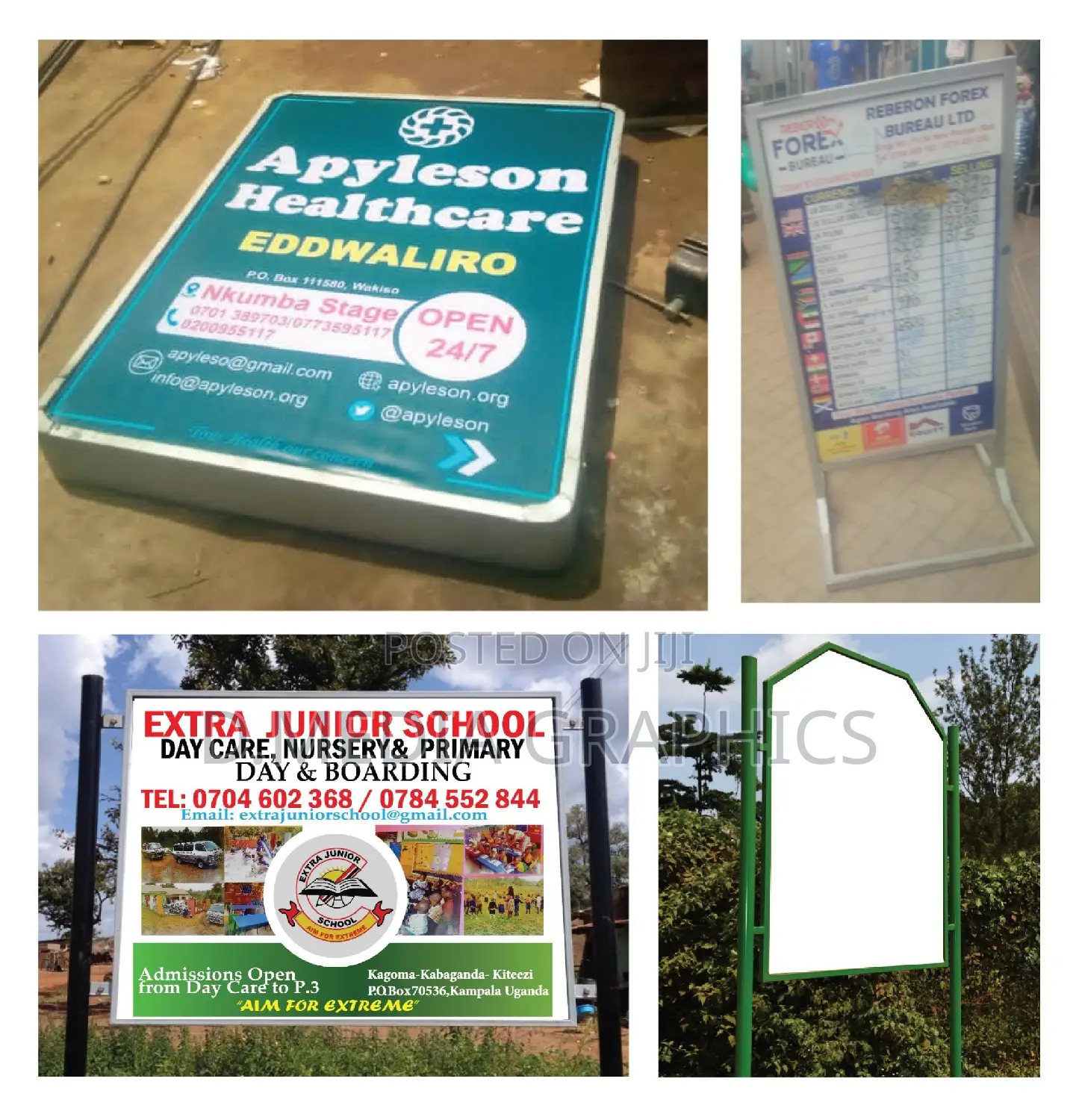 Signposts, Signages & Small Billboards